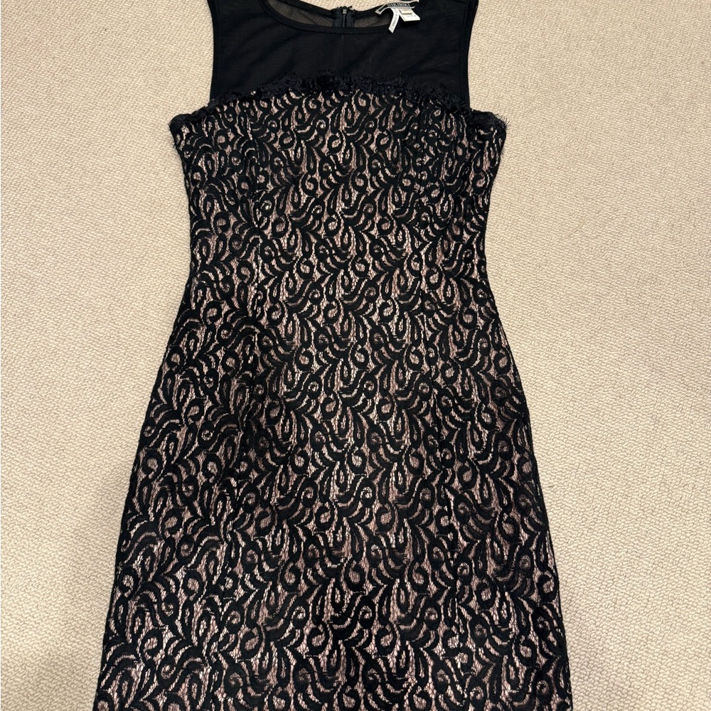 Elegant Black Lace Dress